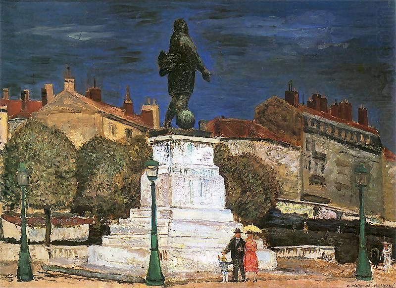 Zygmunt Waliszewski Statue of general Championnet in Valence oil painting picture